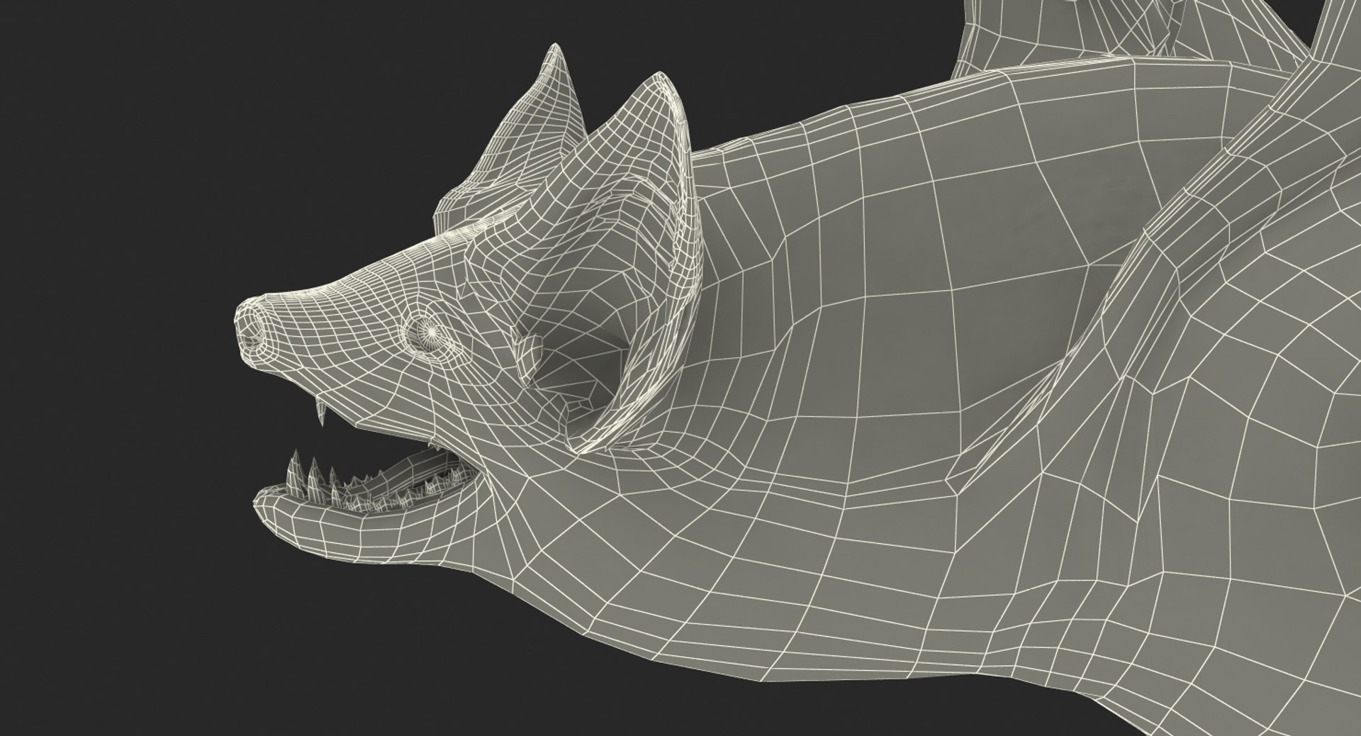 Flying Bat 3d Model