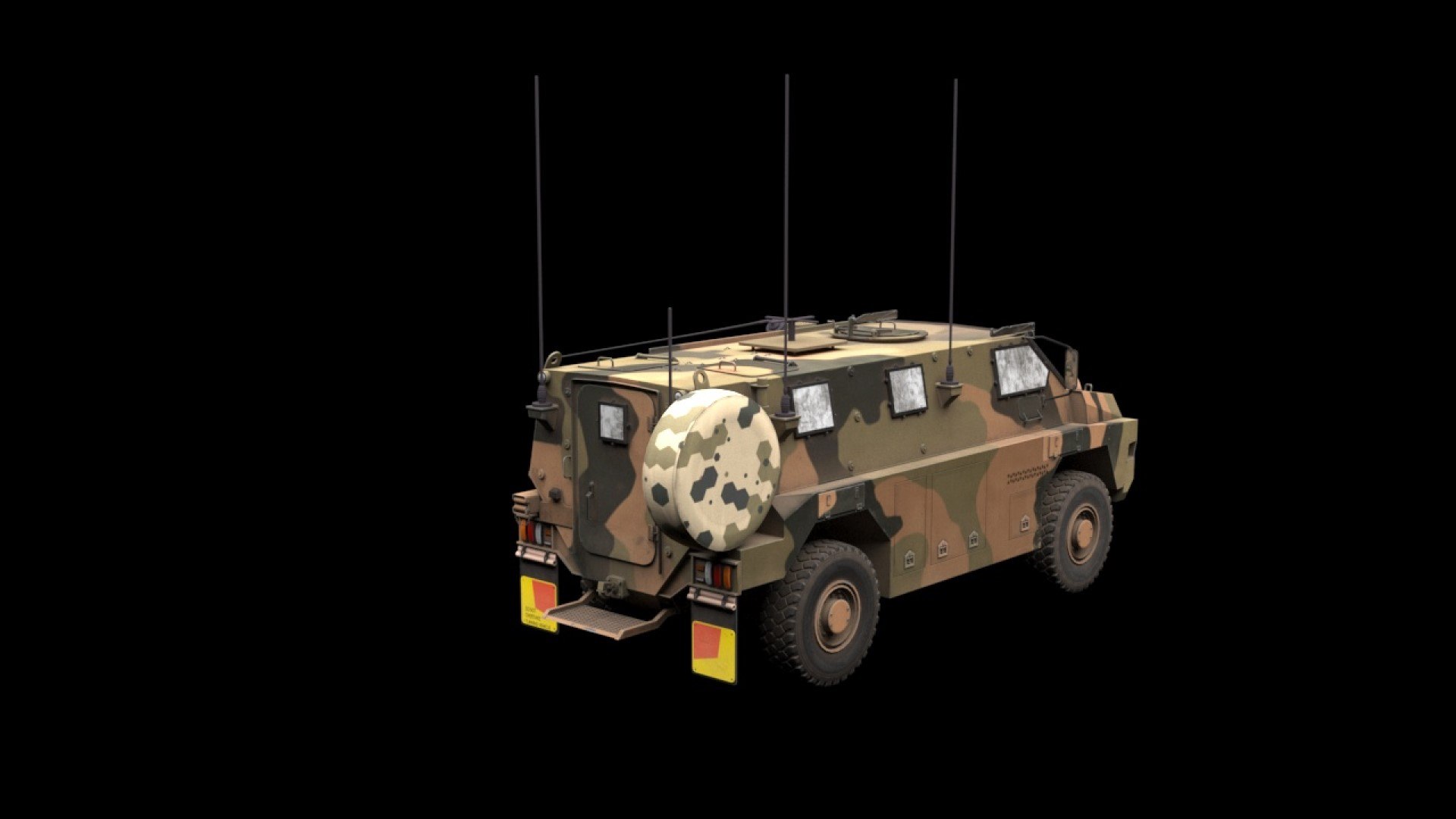 3D Model Bushmaster PMV Communications Variant - TurboSquid 2028209