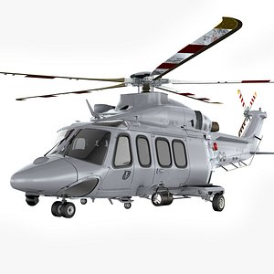 3D AW139 VIKTORIA POLICE L2135 model