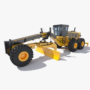 motor grader 3d model