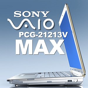 notebook sony vaio vgn-cr41zr 3d max