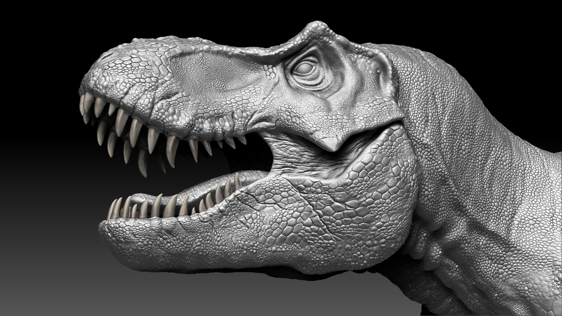 Tyrannosaurus Rex Stan Sculpt Project 3D Model - TurboSquid 2170872