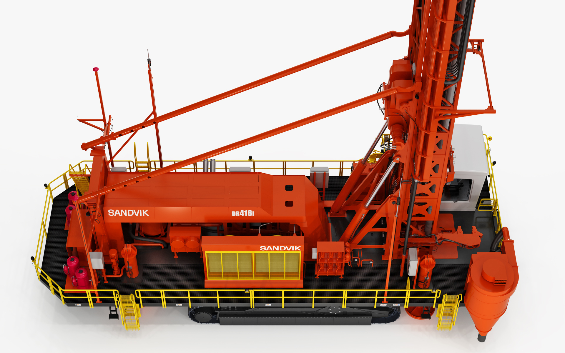 modèle 3D de Foreuse rotative Sandvik DR416i - TurboSquid 1959123