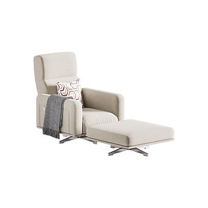 Armchair C114 by Delavega 3D model