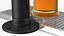 Robinet simple tour de bière en fer noir avec chope de bière