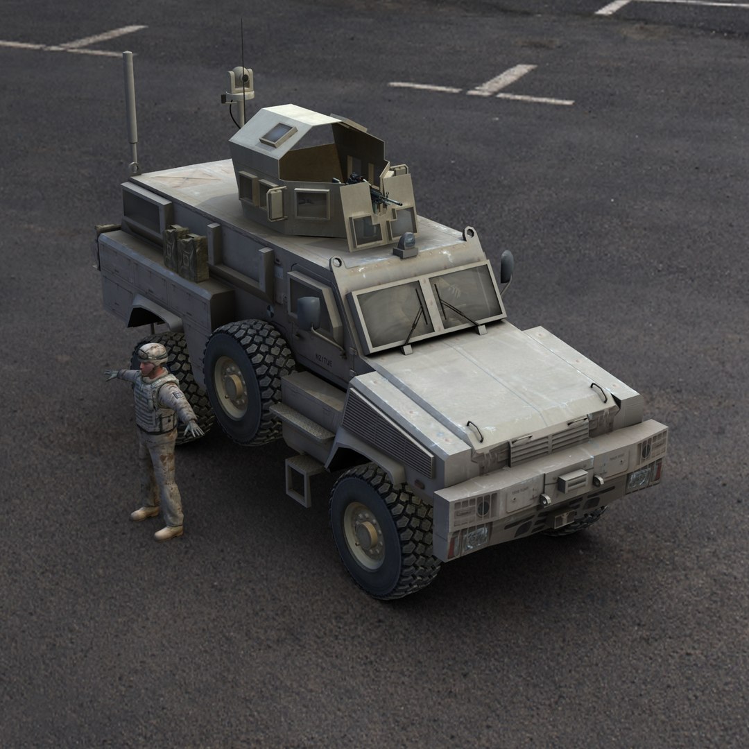 3d Model Rg31 Nyala Mrap