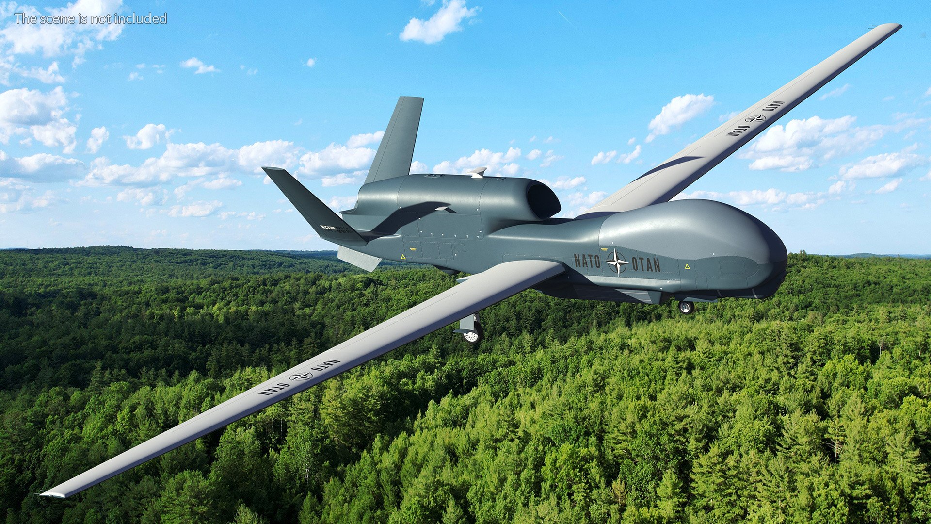 NATO AGS RQ-4D Phoenix UAV Drone 3D https://p.turbosquid.com/ts-thumb/Tw/FiCRV9/LD/natoagsrq4dphoenixuavdrone3dsmodel002/jpg/1701378462/1920x1080/fit_q87/39931ac09c495b487b550ddb53d650837be3f807/natoagsrq4dphoenixuavdrone3dsmodel002.jpg