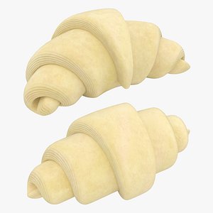 3D Croissant Dough Collection