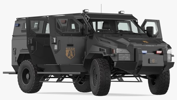 3D armored swat truck pit-bull model - TurboSquid 1495723