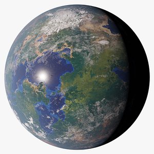 Warm Alien Planet 16K