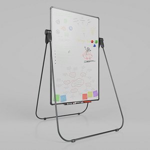 3D Customizable U-Stand Whiteboard Tall Writing Board