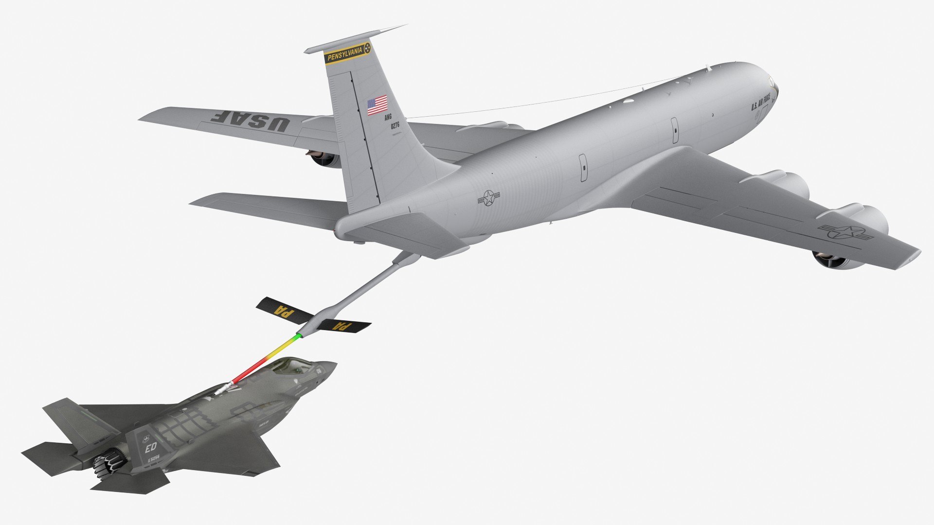 Air Refueling in Progress Boeing Stratotanker with F35 Rigged 3D model https://p.turbosquid.com/ts-thumb/Tw/QEPixo/oI/air_refueling_in_progress_boeing_stratotanker_with_f35_rigged_009/jpg/1745387455/1920x1080/fit_q87/46ec41a894af48b8d0e1d8bafc08c67c2852e9d1/air_refueling_in_progress_boeing_stratotanker_with_f35_rigged_009.jpg