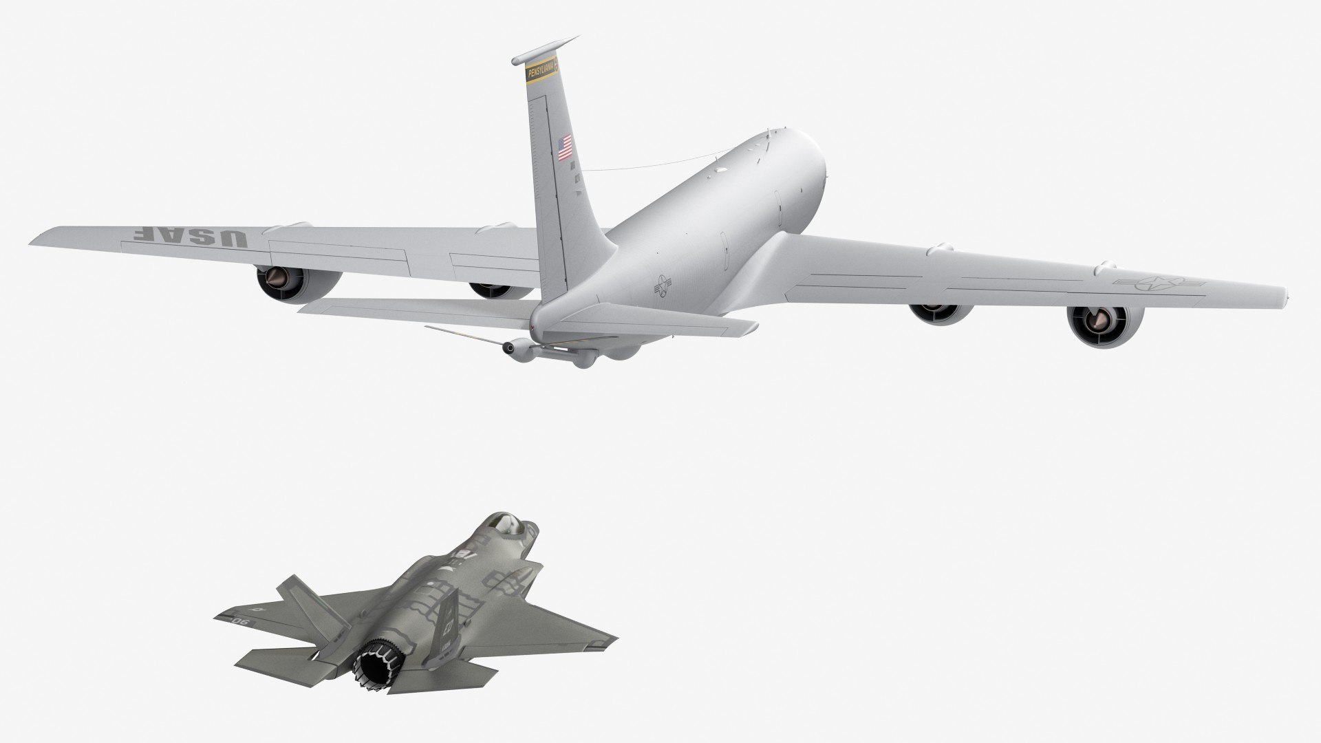 Air Refueling in Progress Boeing Stratotanker with F35 Rigged 3D model https://p.turbosquid.com/ts-thumb/Tw/QEPixo/v5/air_refueling_in_progress_boeing_stratotanker_with_f35_rigged_013/jpg/1745387472/1920x1080/fit_q87/501ae5ad0aedf319612568f9986654ee751dcb88/air_refueling_in_progress_boeing_stratotanker_with_f35_rigged_013.jpg