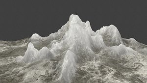 snow mountain model