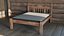 Double Bed - Rustic Wooden Bed - 8K Atlas