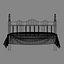 Double Bed - Rustic Wooden Bed - 8K Atlas
