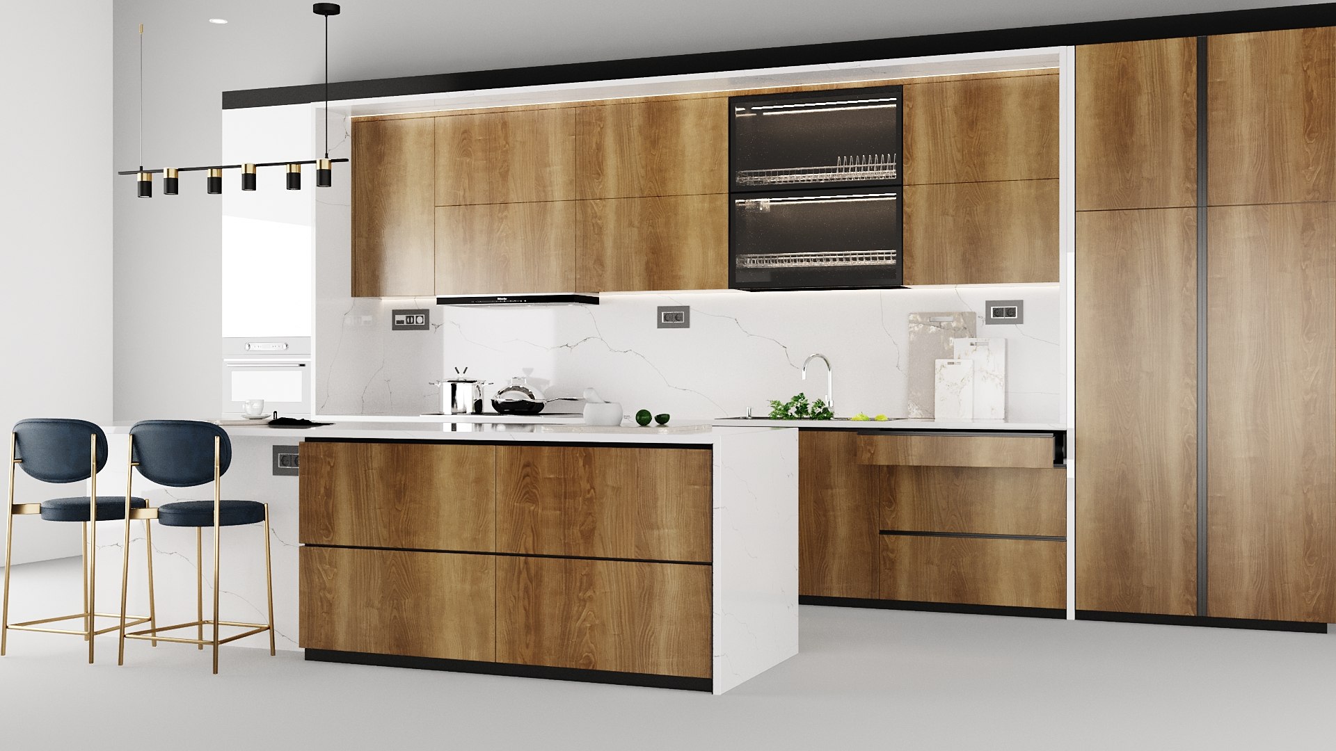 3D Kitchen Design - TurboSquid 2140319