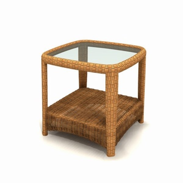 maya wicker garden small table furniture