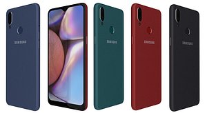 3D Samsung Galaxy A10s All Colors Low Poly