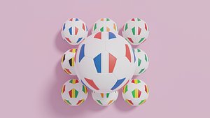 Flag Soccer Ball Collection