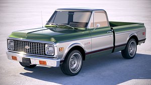 3D model chevrolet c10 cheyenne