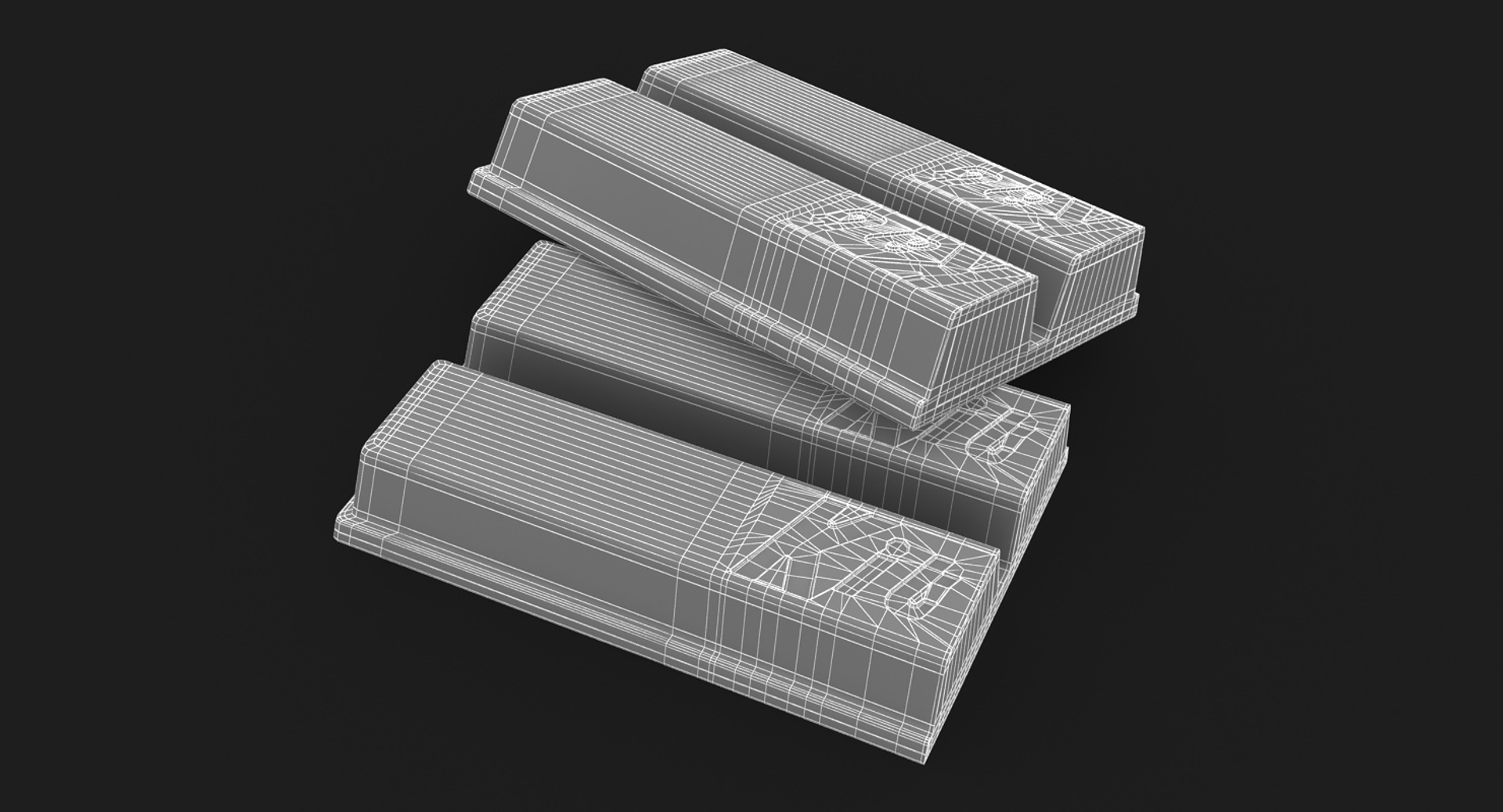 3ds realistic broken kit kat