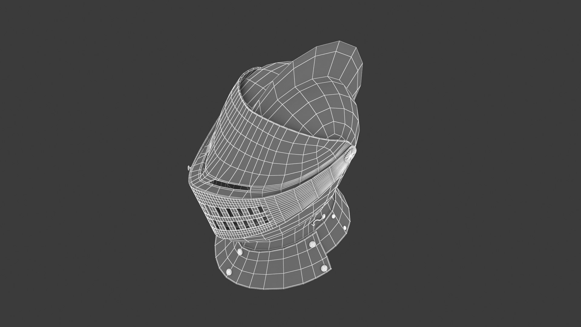 3D Helmet Medieval Knight Model - TurboSquid 1685056