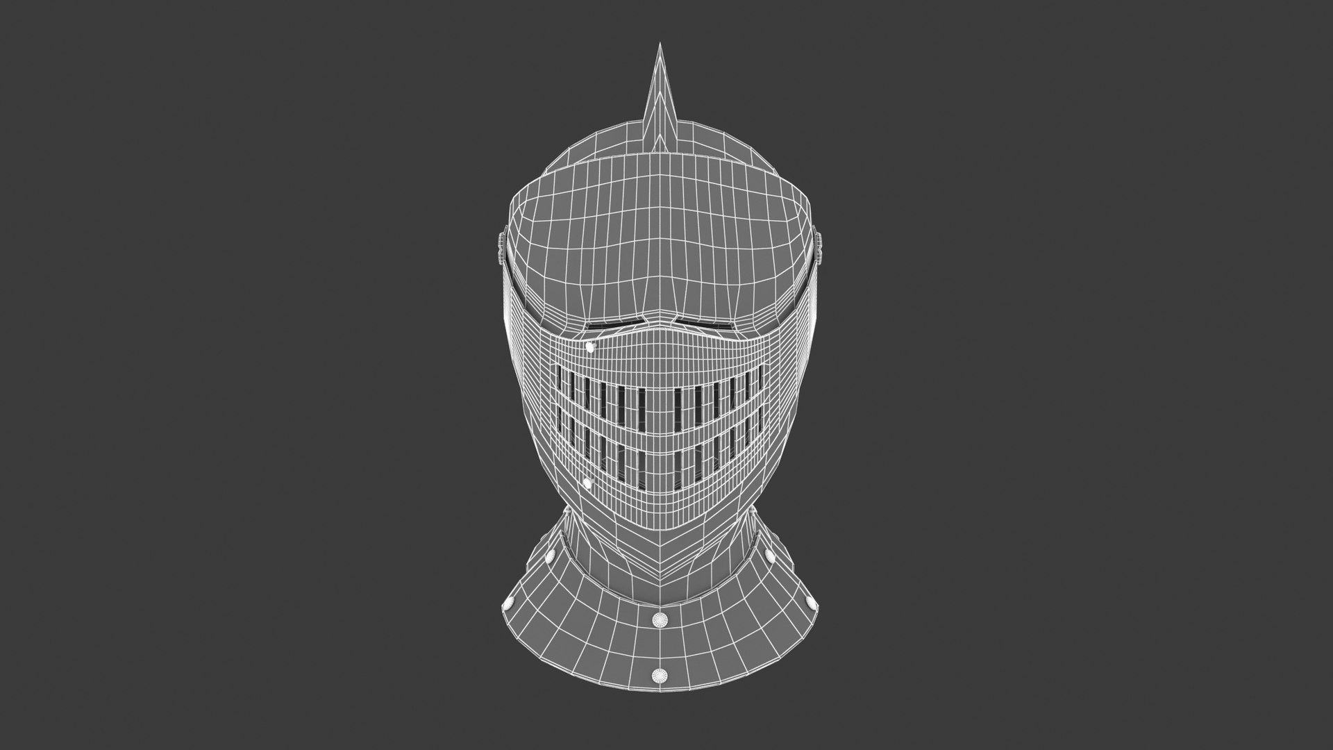 3D Helmet Medieval Knight Model - TurboSquid 1685056