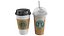 Two Starbucks Coffee Cups