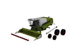 3d model tucano harvester