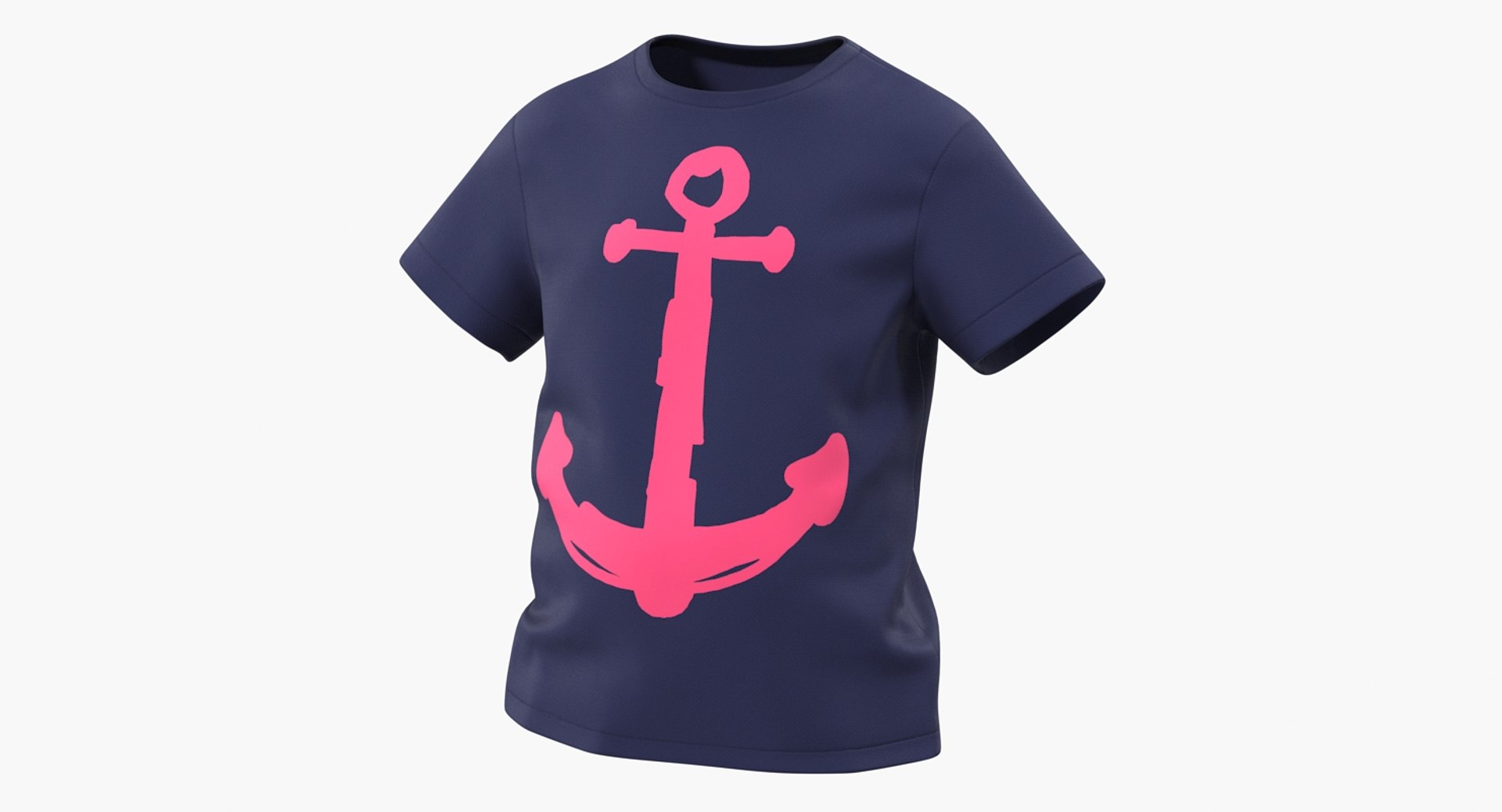 Teenage T-Shirt 3D model preview