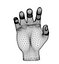Realistic Hand model pose gesture 16