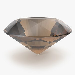 Round Brilliant Cut Smokey Topaz