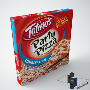 3d totino s combination pizza model
