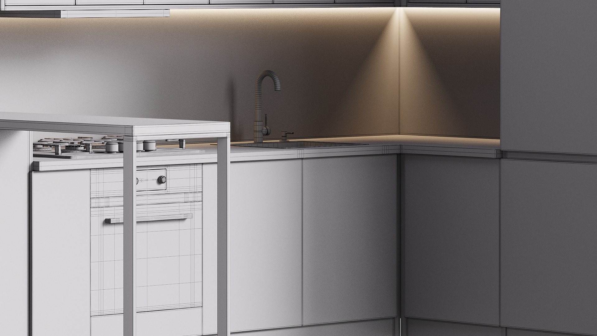 Modern Kitchen 33 3D Model - TurboSquid 2309388