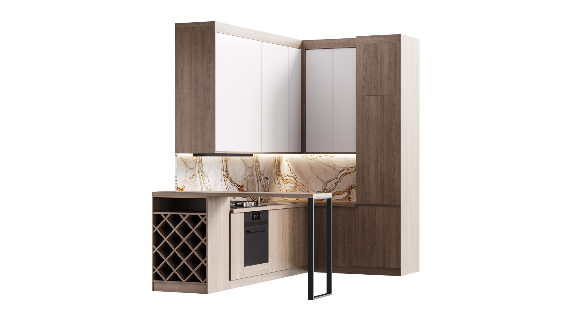 Modern Kitchen 33 3D Model - TurboSquid 2309388