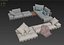 Saba Italia Pixel Light sofa set 4