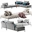 Saba Italia Pixel Light sofa set 4