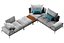 Saba Italia Pixel Light sofa set 4