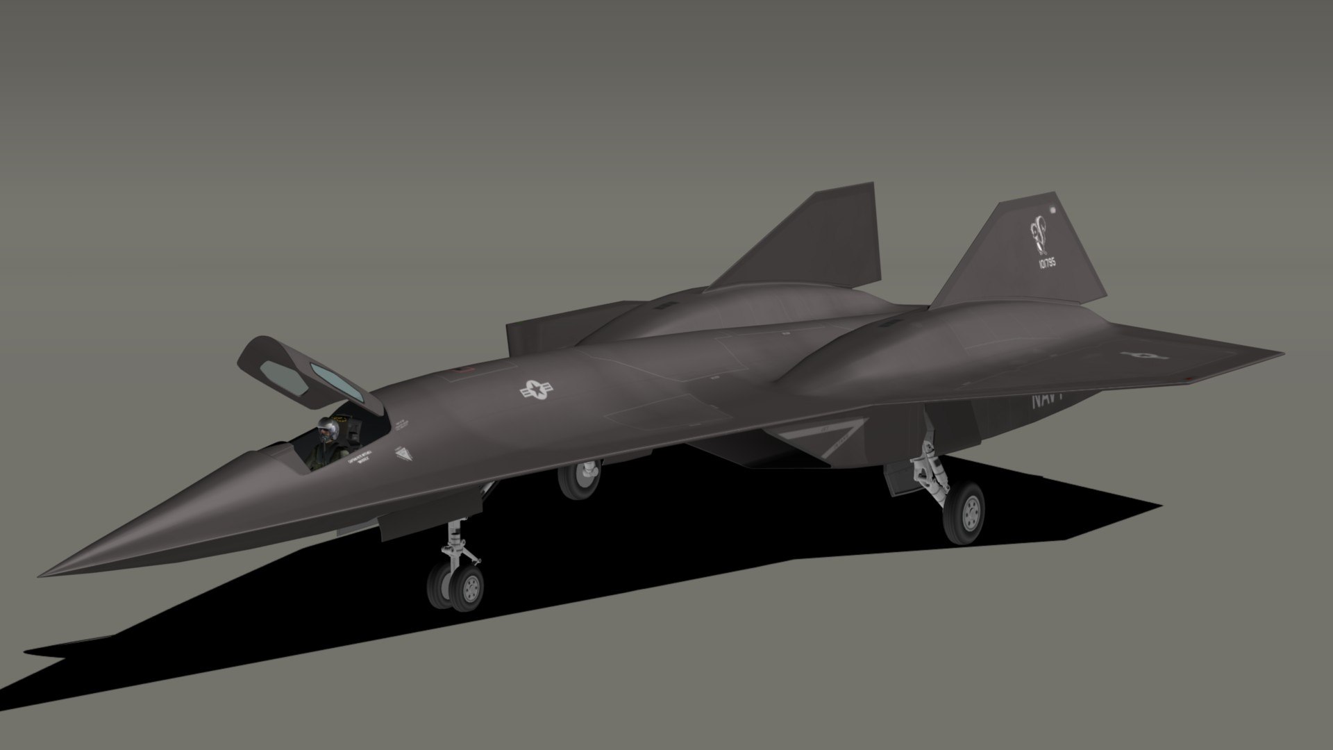 SR72 DarkStar 3D Model - TurboSquid 1919594