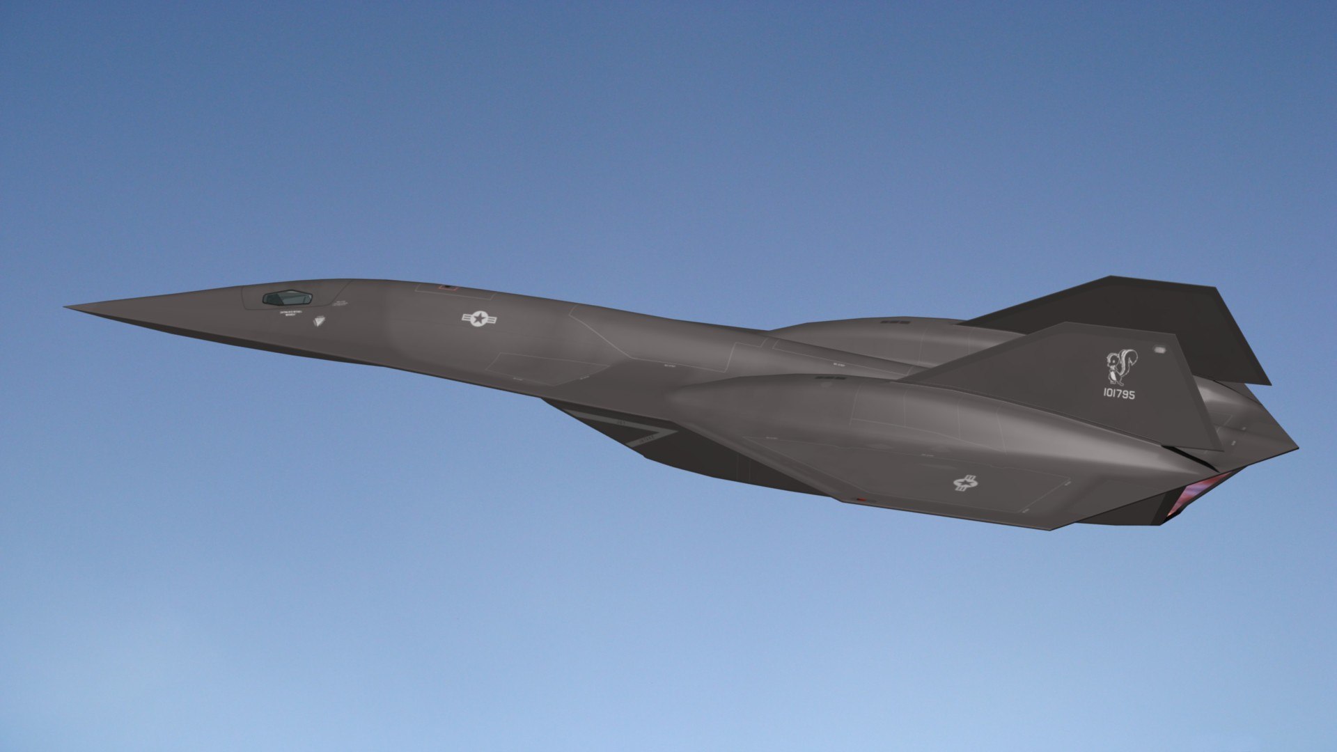 SR72 DarkStar 3D Model - TurboSquid 1919594