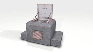 Old Bunker Entrance 3D model