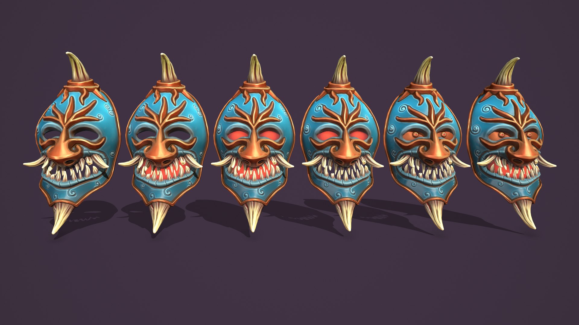 Evil mask 3D model - TurboSquid 1751548