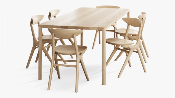 Modello 3D Eye Dining Chair Air Tavolo da pranzo1 TurboSquid 2072595