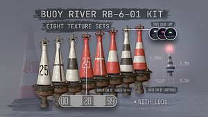 3D model Collection Buoy River RB-6-01