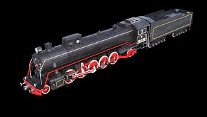 soviet locomotive fd 3D