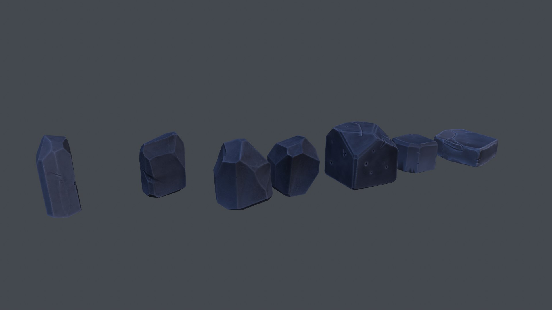 Free Stone Set 3D Model - TurboSquid 1216234