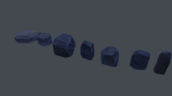 Free stone set 3D model - TurboSquid 1216234