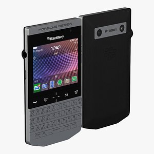 3d blackberry pda 9981 model