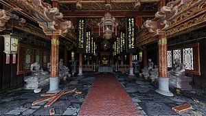 Ancient Chinese Worship Temple